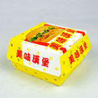 Özel Logo ile Gıda Sınıfı Tek Kullanımlık Kağıt Kutu Hamburger Ambalaj Kutusu