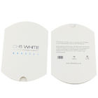 Mat Logo ile Mat Beyaz Yastık Kutusu Saç Uzatma Kağıt Kutusu, Özel Hizmet Verilir