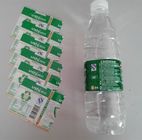 PET / PVC Shink Kollu Etiketleri / Su / İçecek / İçecek Ambalajı için Rulo halinde Sarın