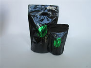Siyah plastik kilitli torbalar tıbbi esrar / tütün / bitkisel / baharat paketleme