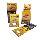 Yüksek Kaliteli Seks Hapı 3D Blister Packaging Card Rhino Male Enhancement Pill Packaging Card With Display Paper Boxes