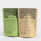 Biyoizgarılabilir Kraft Kağıdı Çay ve Kahve Tozu İçin Tutarlı Zip Kilitli Ambalaj Çantaları