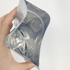 Özel Logo Yazdırılmış Kurutulmuş Atıştırmalık Gıda Paketleme Patates Cips Paketleme Çantası Alüminyum Folye Gümüş Fermuar Kalkın Cüzdan