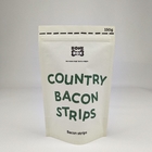 Doypack Ziplock Kahverengi Beyaz Kraft El Yapımı Kağıdı Ayağa Kalkan Cüzdanlar Gıda Paketleri Kokusuz Zipper Torbaları
