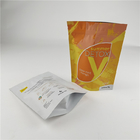 En kaliteli özel logo basılı gıda sınıfı stand up poşetleri atıştırmalık torbası paketi için fermuarlı