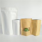 Tanıtım Biyodegradable Kraft Kağıt Torbası Gıda Ambalajları için Özel Baskı