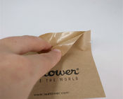 150 Mikron Kalınlık Kağıt Yiyecek Torbaları Ekmek Paketlemesi İçin Güçlü Donma Dayanımı