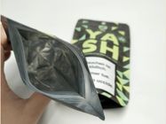 Özelleştirilmiş Ayakta Kılıfı Alüminyum Folyo Vakum Boş Çay Paketleme Çantası Fermuarlı