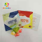 Kilitli Özelleştirilmiş Üç Taraflı Baskılı Plastik Poşet Sakızlı Şeker Paketleme