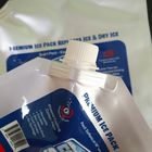 Dondurulmuş Gıda İçin Özelleştirilmiş Şok Ice Spout Kılıfı Ambalaj Çanta Alüminyum Folyo Soğutucu