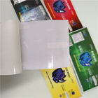 PVC Şeffaf Shrink Kol Etiketleri Kutu / Hap Şişesi İçin Barkod Metalik Holografik Etiketleri