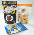 Gıda Snack Bag Ambalaj Fermuar / Euro 500g Fıstık Çerez Paketleme için Delik