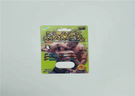 Yangın Rhino50K 3d Etkisi Blister Kart Ambalaj Erkek Geliştirme Hap Paketi Kapsül Seks Hapları Için