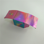 Holografik Holografik Efektli Mücevherat Ambalaj Kağıt Kutu Özel Baskı