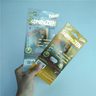 Premier ZEN Blister Paketi Ambalaj Metalik Gümüş Kağıt Kart, Erkek Enhancer Kapsül için