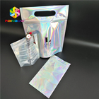 Bikini Konfeksiyon Plastik Kese Ambalaj Hologram 3d Malzeme Fermuarlı Çanta Stand Up