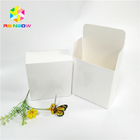 Beyaz Renkli Karton Ambalaj Kutuları Çeşitli Kart Fleixble Logo Özelleştirilmiş