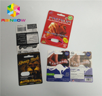 UV Baskı Blister Kart Ambalaj CBD Yağ Şişesi Kağıt Blister Kartları / Elektronik Vape Kartuşu