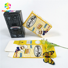 Parlak parlak OEM tasarım logo baskılı kağıt kart kutusu hediye kozmetik kirpik ambalaj kartı kutuları