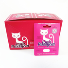 Özel gergedan erkek geliştirme hapı ambalaj kutuları blister 3d kartları kağıt kutusu pembe kedi kedi poseidon gergedan hapı paketi