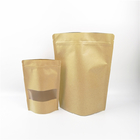100g 250g Kahve Tozu CYMK VMPET Kraft Kağıt Fermuarlı Çanta