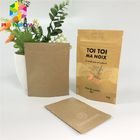 Gıda Sınıfı Kilitli Kağıt Torbalar Açılıp Kapanabilir Beyaz Kağıt Torba, Çay İçin Çevre Dostu Ambalaj Kılıfı