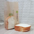Stand Up Ambalaj Gıda Özelleştirilmiş Kraft Kağıt Torbalar Ekmek İçin Temizle Penceresi