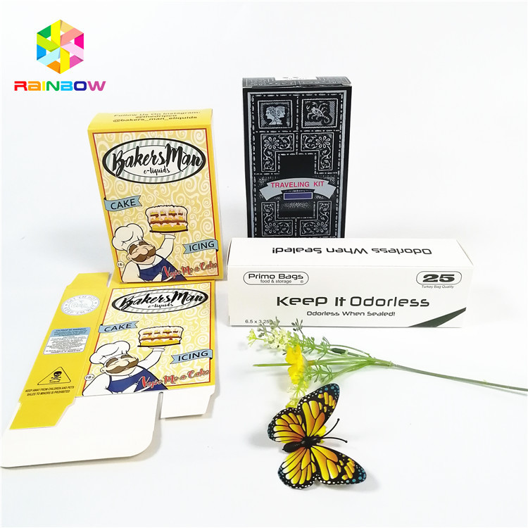 Parlak parlak OEM tasarım logo baskılı kağıt kart kutusu hediye kozmetik kirpik ambalaj kartı kutuları