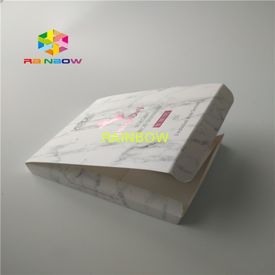 Pantone Color 100 Mikron Dikdörtgen Kozmetik Kutuları Karton CMYK
