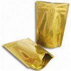 Fermuar / Altın Baskı Ambalaj Torbalı Altın Parlak Plastik Torbalar Paketleme