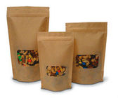 Perakende, yaygın olarak kullanılan, gıda için kraft kağıt torba, fındık için Snacks çanta, çerezler, çikolata
