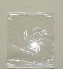 PE Kilitli Plastik Torbalar Kanca / İç Giyim Temizle Çanta ile Paketleme