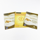 Biyobozunur Folyo Kraft Kağıt Boş Poşet Çantalar Kozmetik Örnekleri Üç Taraflı Mühürlü Çanta