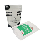Özel Logo Beyaz Kahve Çekirdekleri Çay Mylar Alüminyum Folyo Çantalar Proof Kokusu