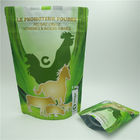 Yeniden Kapanabilir Plastik Torbalar Paketleme, Hayvan Desteği için Fermuarlı Pet Gıda Torbası
