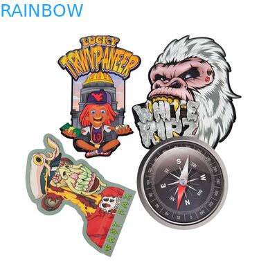 Yenilebilir 3.5g Mylar Poşetler Ziplock Özel Şekilli Şeker Ot Bisküvi Sakızlı Ambalaj