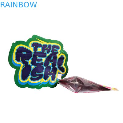 3.5g 7g 14g Ziplock Mylar Torbası Yemek Yemekli Çocuklara Karşı Alüminyum Folyo Kurabiye için Sakız