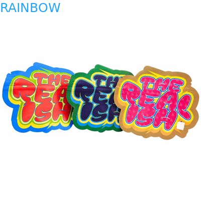 3.5g 7g 14g Ziplock Mylar Torbası Yemek Yemekli Çocuklara Karşı Alüminyum Folyo Kurabiye için Sakız