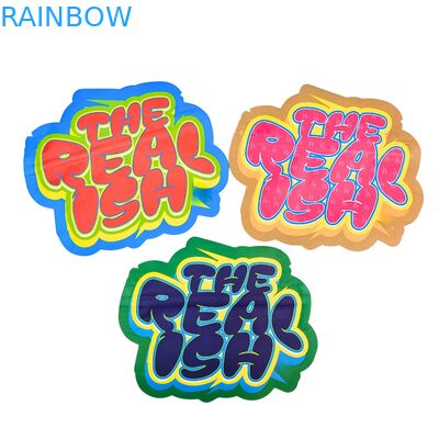 3.5g 7g 14g Ziplock Mylar Torbası Yemek Yemekli Çocuklara Karşı Alüminyum Folyo Kurabiye için Sakız