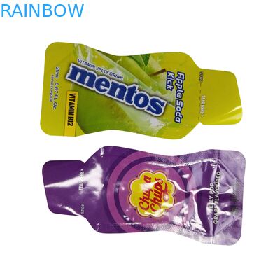 Özel Baskılı Holografik Mylar Çanta  Yeniden Kapatılabilir Biyolojik Olarak Bozunur Gıda Atıştırmalık Paketleme