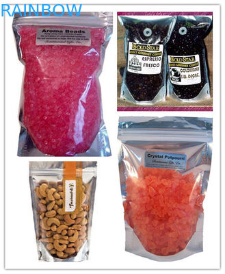 Köşebent Stand Up Fermuar Snack / Çerezler Snack Çanta Paketleme