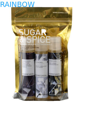 Kozmetik Aracı için Pantone OPP / AL / PE Kozmetik Ambalaj Çantası, Makyaj Sıvısı