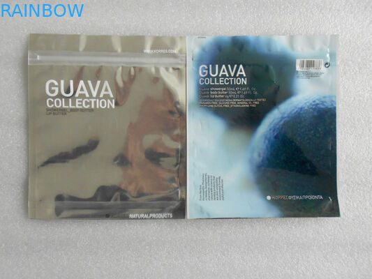 PET / AL / PE Yağ - Dirençli Kozmetik Ambalaj Çantası, Düz, Stand Up Cos01