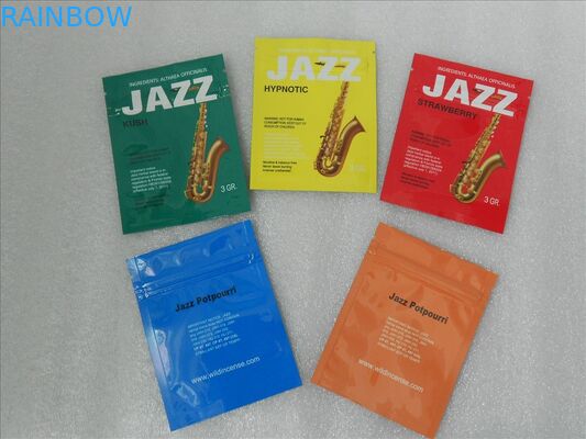 CMRK veya Pantone Baskı ile PET / VMPET / PE Bitkisel Tütsü Ambalaj Torbası