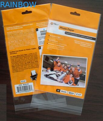 10 Renk Baskı ile özel Bopp Film ve Cpp Film OPP Header Çantalar