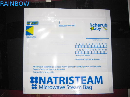 Yüksek Sıcaklık Vakumlu Mühür Yiyecek Torbaları Mikrodalga 100 - 120 Mikron