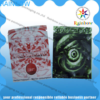 Üç Taraflı Mühürlü Alüminyum Folyo Plastik Torbalar Paketleme