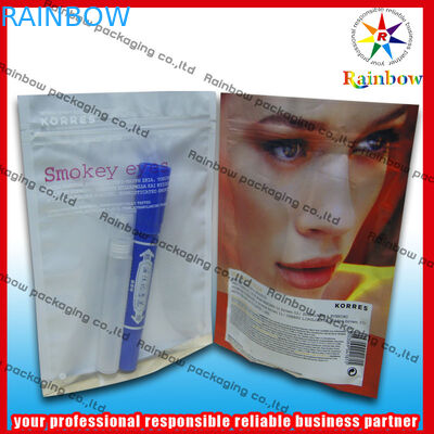 Zip Folyo ile Alüminyum Folyo Kozmetik Ambalaj Çanta BPA Ücretsiz