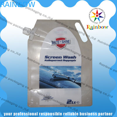 Alkolsüz İçecekler için asın Hole ile Temizle Pet Spout Kılıfı Paketleme