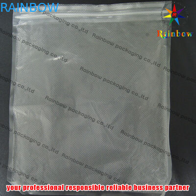 Çerezler için Zip ile Kabartmalı PET Vakum Seal Saklama Torbaları